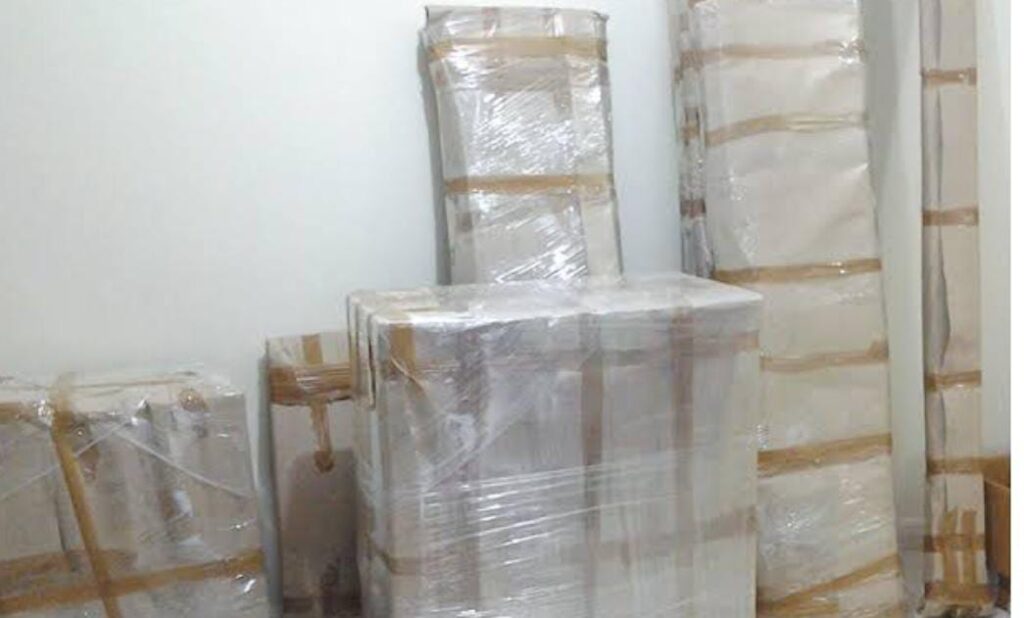 foto de mudanças embaladas