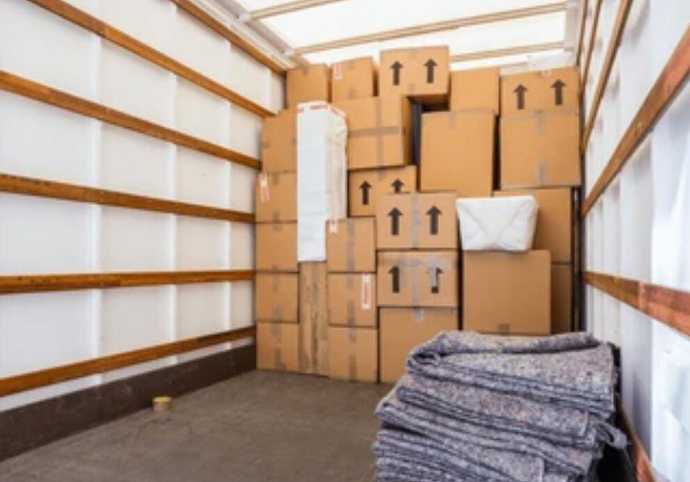 mercadoria pronta para transporte