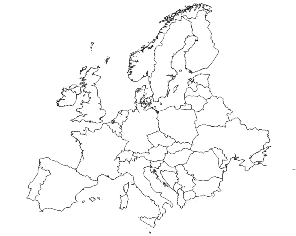 mapa europa